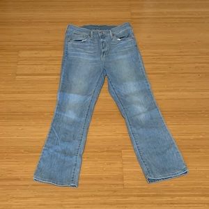 Levi’s Light Wash High Rise Flare Jeans